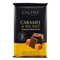 Бельгійський шоколад Cachet Карамель та Сіль, 300 г