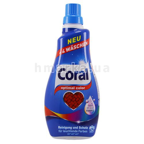 Фото Гель для прання Coral Color, 1.2 л № 1