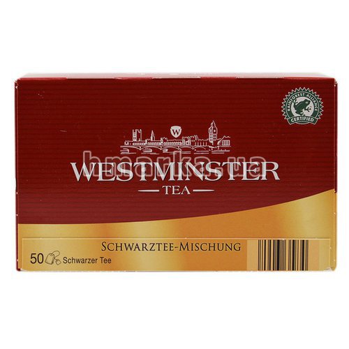Фото Чорний чай у пакетиках Westminster, 50 шт. № 1