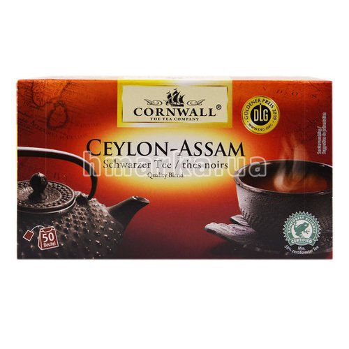 Фото Чорний чай у пакетиках Ceylon-Assam, 50 шт. № 1