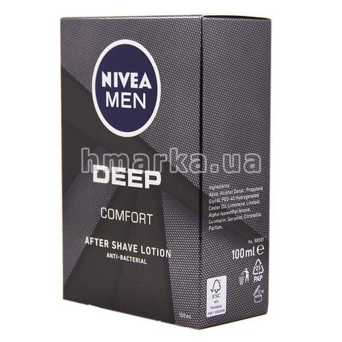 Фото Лосьйон після гоління NIVEA MEN Deep Comfort, 100 мл № 3