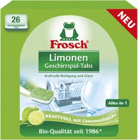 Таблетки для посудомоечной машины Frosch Limonen, 26 шт.