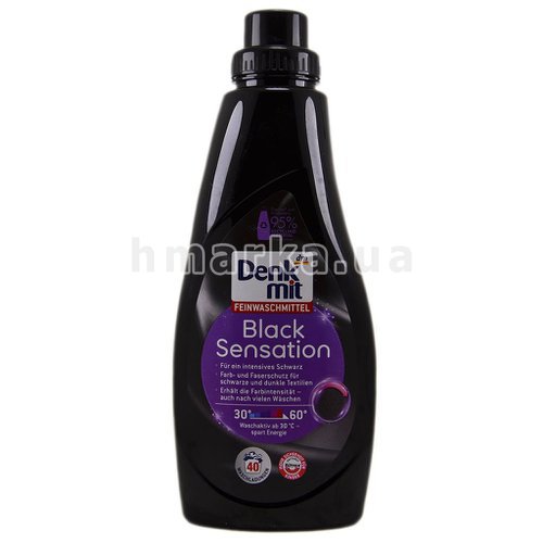 Фото Рідкий засіб для прання чорної білизни Denkmit Black Sensation 1 л № 2