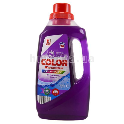 Фото Гель для прання кольорового одягу K-CLASSIC, 1,1 L № 1