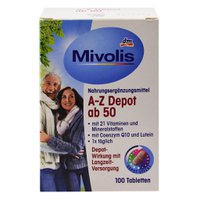 Вітаміни Німеччина - Mivolis A-Z Depot ab 50, 100 шт