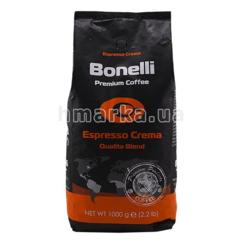 Фото Кава в зернах Bonelli Espresso Crema Qualita Blend, 1000 г № 1