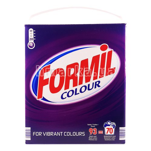 Фото Пральний порошок Formil Color для кольорової білизни, 4.225 кг № 1