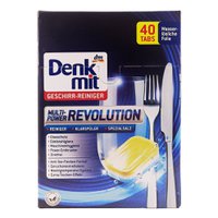 Таблетки для посудомийки Denkmit Revolution, 40 шт.