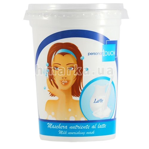 Фото Маска для волосся Personal Touch "Latte Зволожуюча з молочними протеїнами", 500 мл № 1