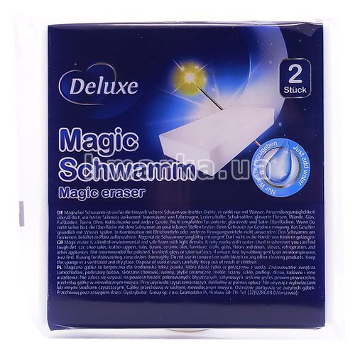 Фото Меланінова губка Deluxe Magic Schwamm, 2 шт № 1