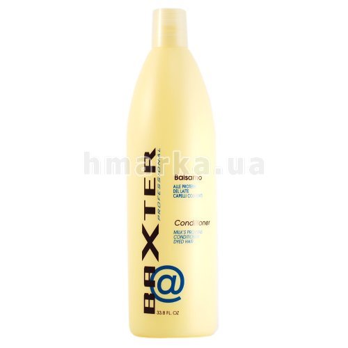 Фото Бальзам для волосся Baxter "Молочні протеїни", для фарбованого, сухого і пошкодженого волосся, 1 л № 1