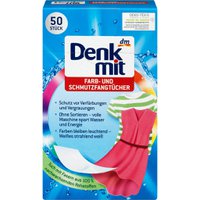 Абсорбуючі серветки для прання кольорових речей Denkmit, 50 шт.