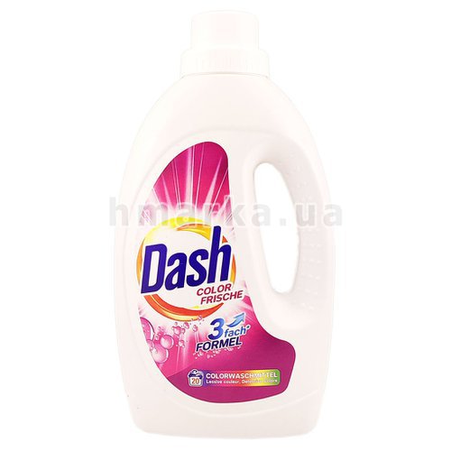 Фото Гель для прання кольорових тканин Dash, 1.1 л № 1