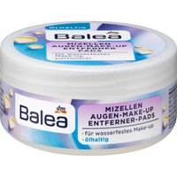Подушечки для снятия макияжа с глаз Balea, содержание масла, 50 шт