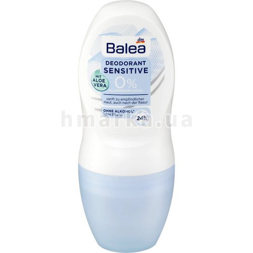 Фото Дезодорант шариковый Balea "Sensitive" для чувствительной кожи, 50 мл № 1