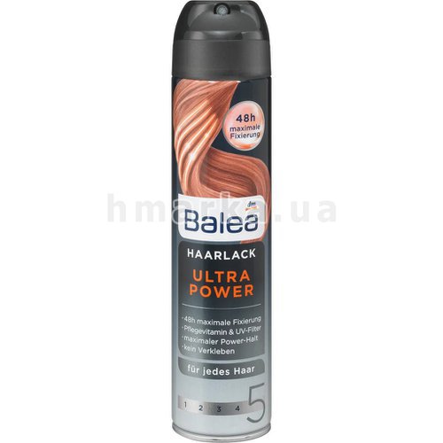 Фото Лак для волосся Balea ультра сильна фіксація, 300 мл № 1
