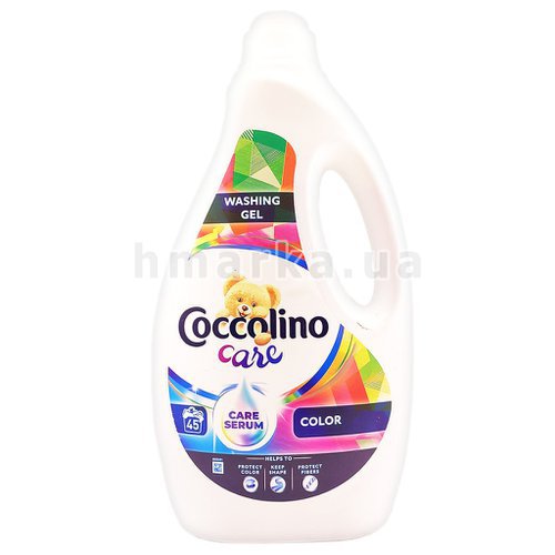 Фото Гель для прання кольорового одягу Coccolino Care на 45 прань, 1.8 л № 1