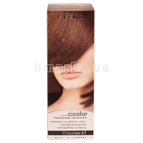 Фото Краска для волос C:EHKO C:Color 67 шоколад, 50 мл № 1