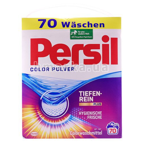 Фото Порошок для прання кольорових речей Persil Color Pulver , 4,55 кг № 1