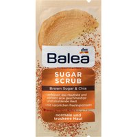 Отшелушивающий сахарный скраб Balea Brown Sugar & Chia, 16 мл
