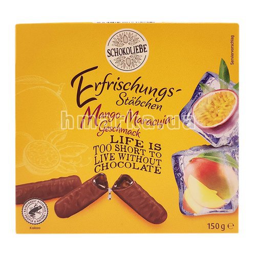 Фото Освіжаючі цукерки Schokoliebe з манго і маракуєю, 150 г № 3