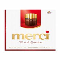 Шоколадные конфеты Merci  8 разных вкусов, 250 г