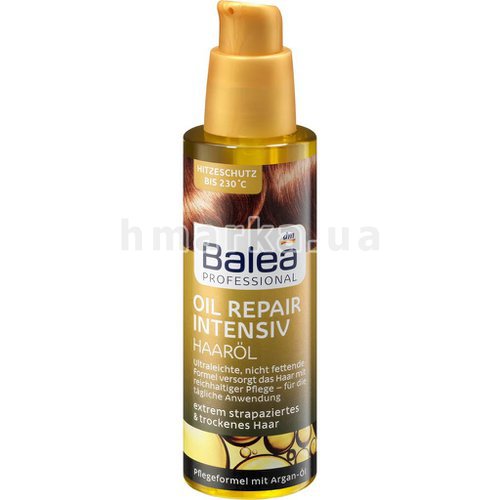 Фото Інтенсивна олія для волосся Oil Repair від Balea, 100 мл № 1