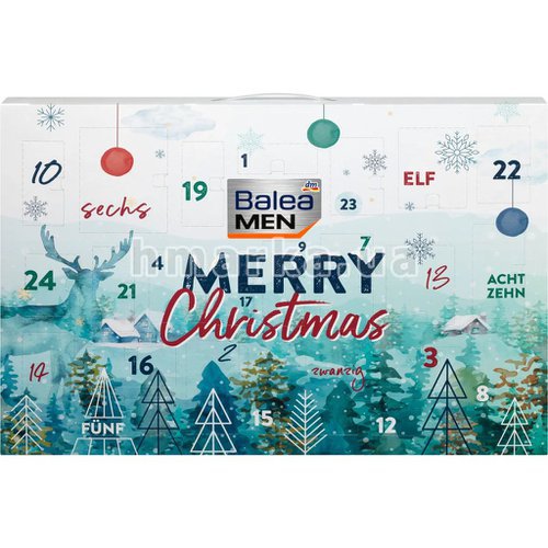 Фото Адвент-календар для чоловіків 2022 Balea Men Merry Christmas, 24 сюрприза № 1