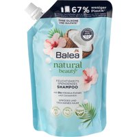 Шампунь Balea Natural Beauty з органічним екстрактом гібіскусу та кокосовим молоком, 400 мл