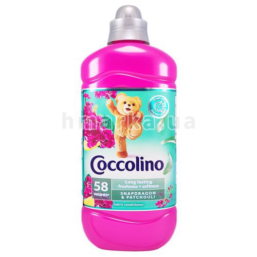 Фото Кондиціонер для прання Coccolino "Левиний зів і Пачолі" на 58 прань,1,45 л № 1