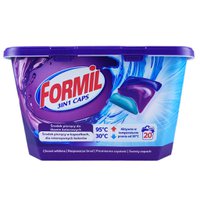 Засіб для прання Formil 3 в 1 для кольорових речей у капсулах, 20 шт.