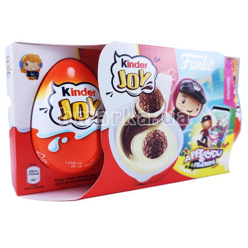 Фото Шоколадні яйця з іграшкою Kinder Joy, 3 шт № 2