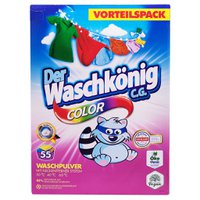 Порошок для прання кольорового одягу Waschkonig Color, 55 прань, 3,575 кг