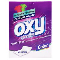 Абсорбирующие салфетки для стирки цветного белья OXY, 25 шт.