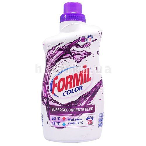 Фото Засіб для прання Formil "Color" суперконцентрат для кольорової білизни, 28 прань,1 л № 1