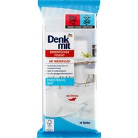 Серветки  DenkMit для прибирання підлоги з свіжим ароматом, 15 шт.