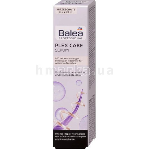 Фото Протеїнова незмивна сироватка для пошкодженого волосся Balea Professional Plex Care, 50 мл № 5