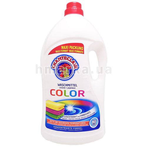 Фото Гель для прання кольорової білизни Chante Clair Color на 80 прань, 4 л № 1