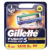 Сменные кассеты для станка Gillette Fusion Proglide, 4 шт.