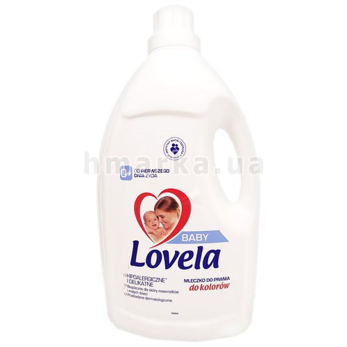 Фото Молочко для прання дитячої білизни Lovela Baby гіпоалергенне на 32 прання, 2.9 л № 1