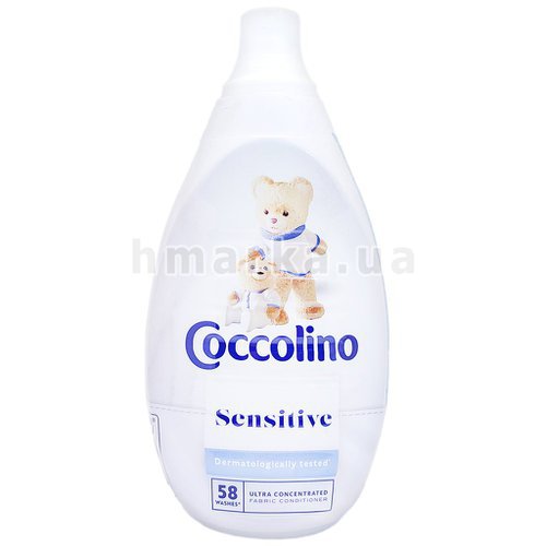 Фото Кондиціонер для білизни Coccolino "Ніжний і м'який" гіпоалергенний, 58 прань, 0,870 л № 1