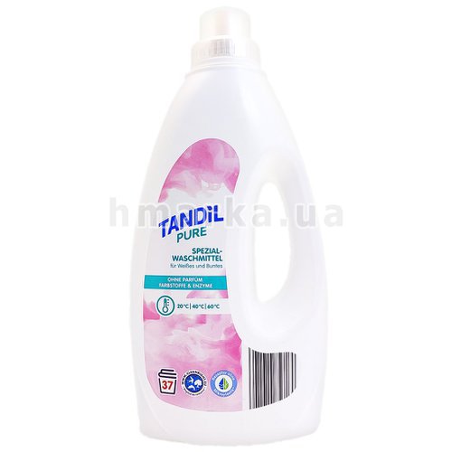 Фото Гель для прання Tandil Pure для кольорових і білих речей без запаху, 37 прань, 1.5 л № 1