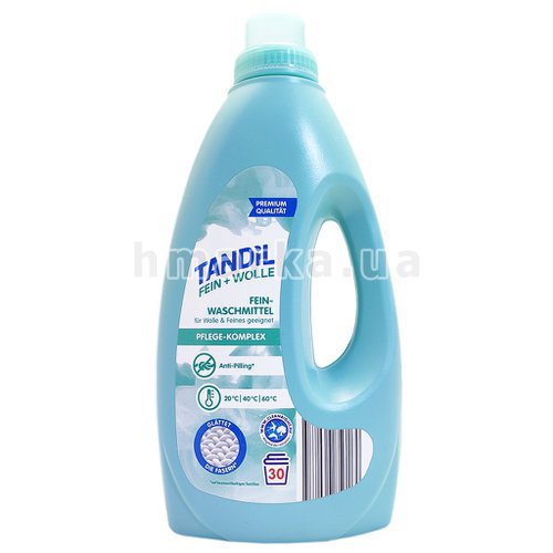 Фото Гель для прання Tandil "Захист кольору" для делікатних речей та вовни, 30 прань, 1.5 л № 1
