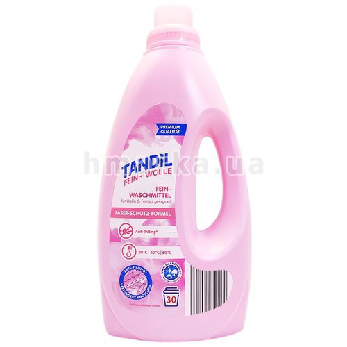 Фото Гель для прання Tandil "Комплексний догляд" для делікатних речей та вовни, 30 прань, 1.5 л № 1