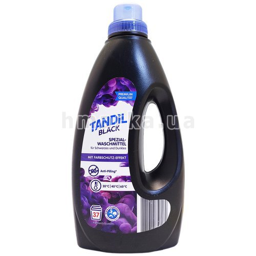 Фото Гель для прання Tandil Black для чорних та темних речей, 37 прань, 1.5 л № 1