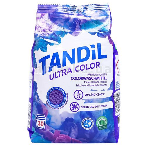 Фото Пральний порошок для кольорових речей Tandil Ultra Color, 2.025 кг № 1