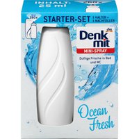 Освіжувач повітря міні-спрей Denkmit Ocean Fresh, стартовий набір, 25 мл