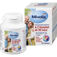 Ежедневные витамины Mivolis A-Z Depot от 50 лет, 100 шт