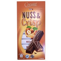 Шоколад Choceur  "Nuss & Crisp", 200 г (11 шт. х 18,2 г)