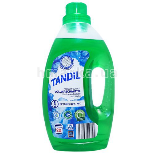 Фото Гель для прання Tandil для яскравої білизни та свіжості речей, 20 прань, 1.1 л № 1
